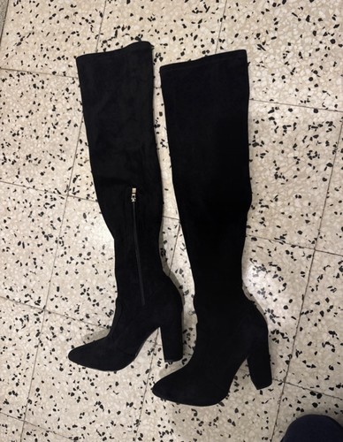 Cuissarde femme noires daim