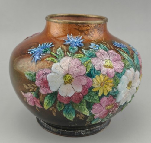 Camille fauré vase emaux - fauré,