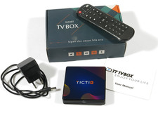 PRL) TICTI R8 PLUS RK3318 WI-FI ANDROID TV BOX DECODER SMART TT TV TELE