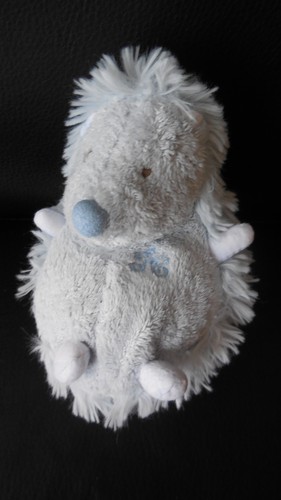 Doudou peluche hérisson bleu - doudou,