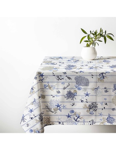 Nappe coton sissi mare - nappe,