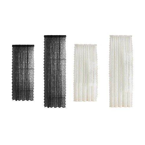 Rideau dentelle tulle - en,