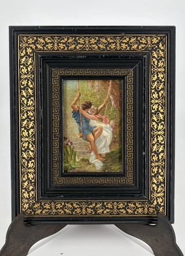 Huile panneau école suisse - huile,