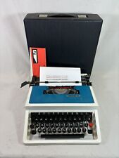 Underwood 315 Blue Revised Cleaned Typewriter + New Ribbon + 70s Manual
