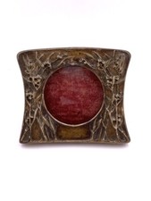 Cadre photo Art Nouveau bois stuqué c. 1900 Antique photo frame