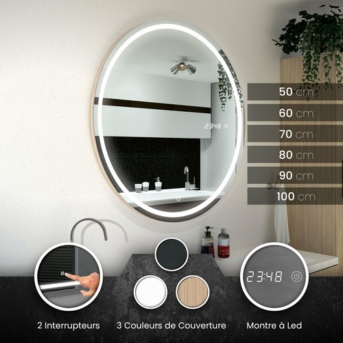 Miroir led ronds - miroir,