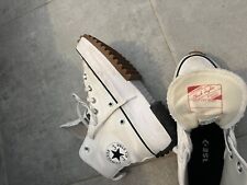 Chaussures Femme Converse Chuck Taylor Montante Plateforme Blanche Taille 38