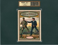 EX RARE Old Original LAND EN ZEEMACHT Cigar Label - LAND AND SEA POWER