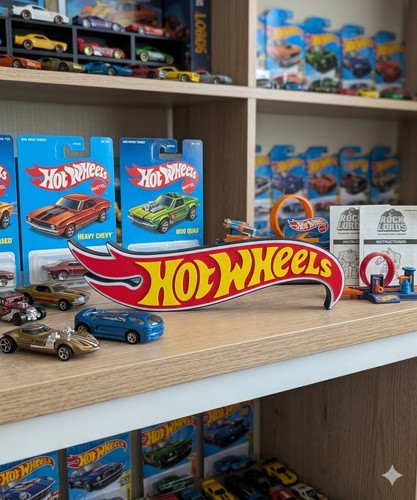 Logo hot wheels idéal - hot, 3d