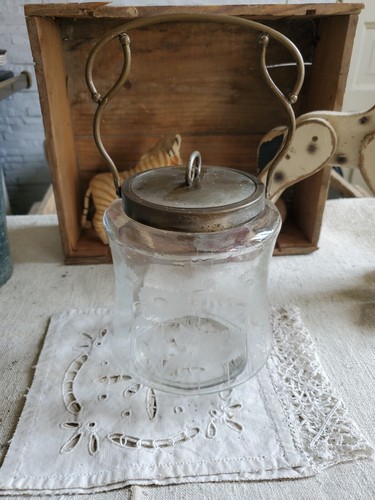 Seau biscuits ancien decor - seau,