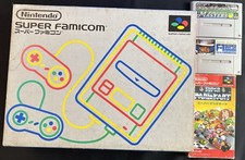 Boxed Super Famicom + 3 Games