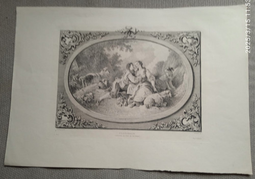 Gravure huet par - de,
