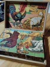 Ancien jeu de cubes (24 cubes)