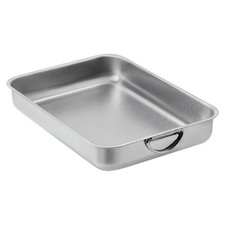 Enhanced Stainless Steel Oven Dish with Handles Lasagna Dish Rectangular...