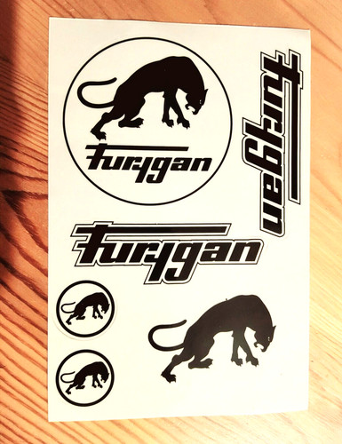 Sticker autocollant furygan - sticker,