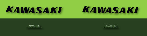 Kawasaki 500 h1d decals - -,