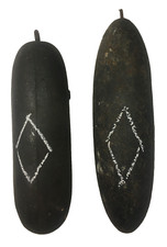 2 Poids d'horloge comtoise ou