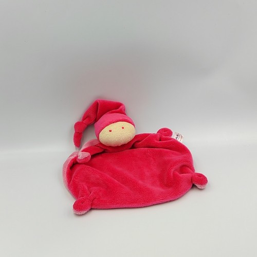 Doudou plat lutin rose difrax - doudou,