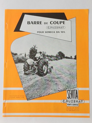 Prospectus années 50 - prospectus, 2p.