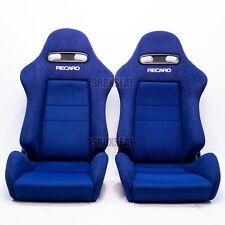 【1 PAIR】AUTHENTIC RECARO SR4 INTEGRA DC5 BLUE【US LOCATION ➞ NO CUSTOMS】