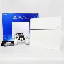 Sony PS4 PlayStation 4 500GB Glacier White CUH-1200A with Controller Tested
