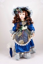 Authentic Brune Paula Porcelain Doll - Made in China (LB-158)