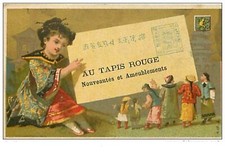 CHROMOS.n°156.AU CARPET ROUGE.CHINESE