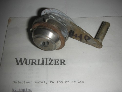 Juke box wurlitzer serrure - box,