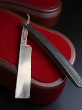 Antique Signed Old Vintage Retro Shaving Collection Used Cabbage Cutter Razor