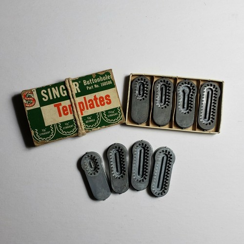 Singer buttonholer templates - 8,