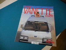 Nissan Cherry VANETTE COACH Japanese Brochure 1980/10  C120 A15