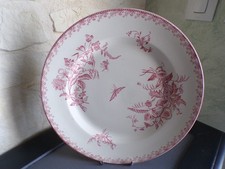 Large round dish hollow sarreguemines Fleurs de champs Pexonne