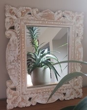 Miroir bois sculpté