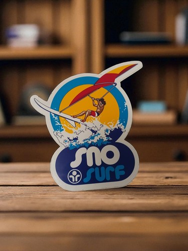 Autocollant vintage sno surf - sno,