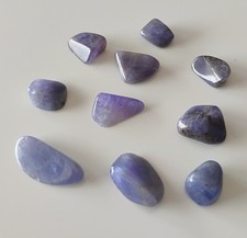 Lot de  10 Tanzanite polies