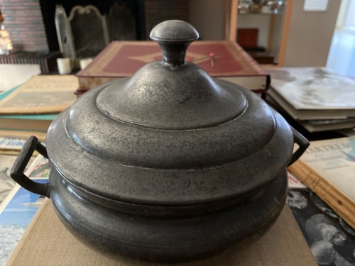 Petite soupière étain - petite, en
