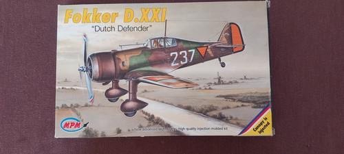 Maquette avion fokker xxi - d'avion,