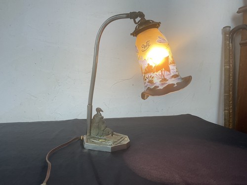 Lampe art déco - , tulipes