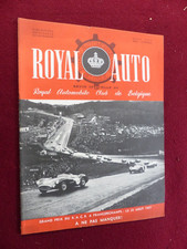Revue Auto - Royal Auto  / belgique  - aout  1957