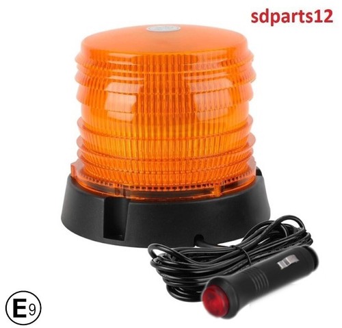 Gyrophare led orange 12v 24v - led,