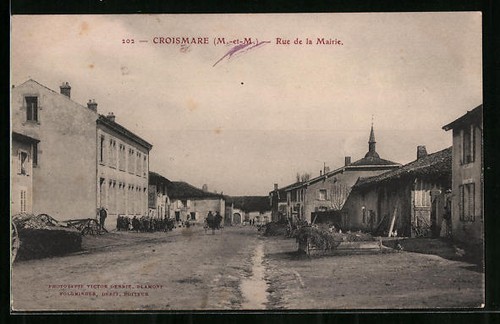 Cpa croismare rue - cpa, croismare,