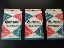 Lot de 3 stéréocartes