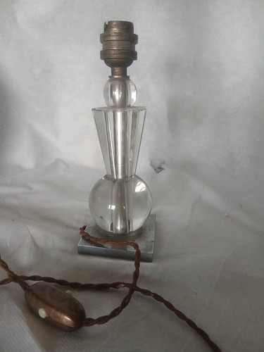 Lampe verre metal - lampe, et