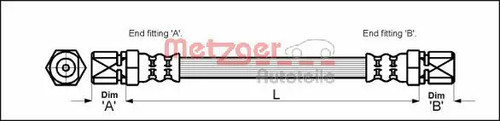 Flexible frein 4111677 - flexible,