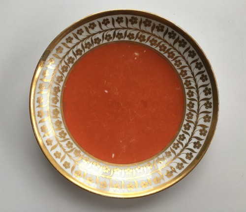 Soucoupe porcelaine empire - en,
