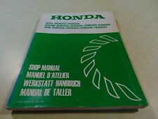 Manuel d atelier GROUPE ELECTROGENE   HONDA EM 3000 4000 EMS EB 3800 4000 , 1982