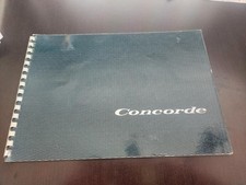 ORIGINAL RARE BAC/SUD CONCORDE AVIATION 32 PAGE SALES BROCHURE BOOK ENG & FRENCH