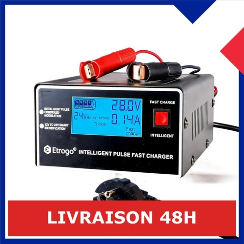 Chargeur batterie 12v - batterie, 24v