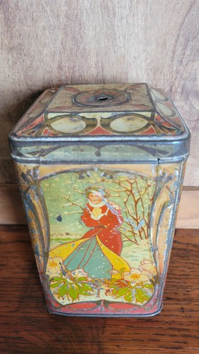 Boite ancienne tôle - boite,
