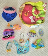 GROOVY GIRLS PETRAGEOUS LOT. BED, CLOTHING, ACCS. EXCELLENT COND.